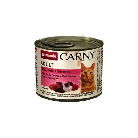 ANIMONDA Carny Adult Cat wołowina, indyk i krewetki 200g